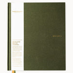 Heirloom Recipe Book Journal - Basil Green - Pure Apotheca