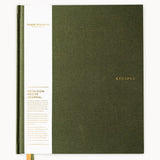 Heirloom Recipe Book Journal - Basil Green - Pure Apotheca