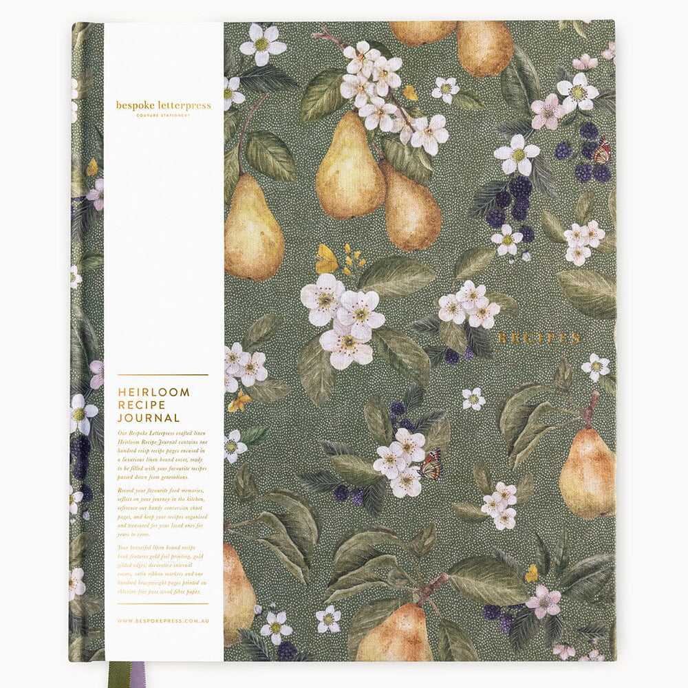 Heirloom Recipe Journal Pears - Pure Apotheca
