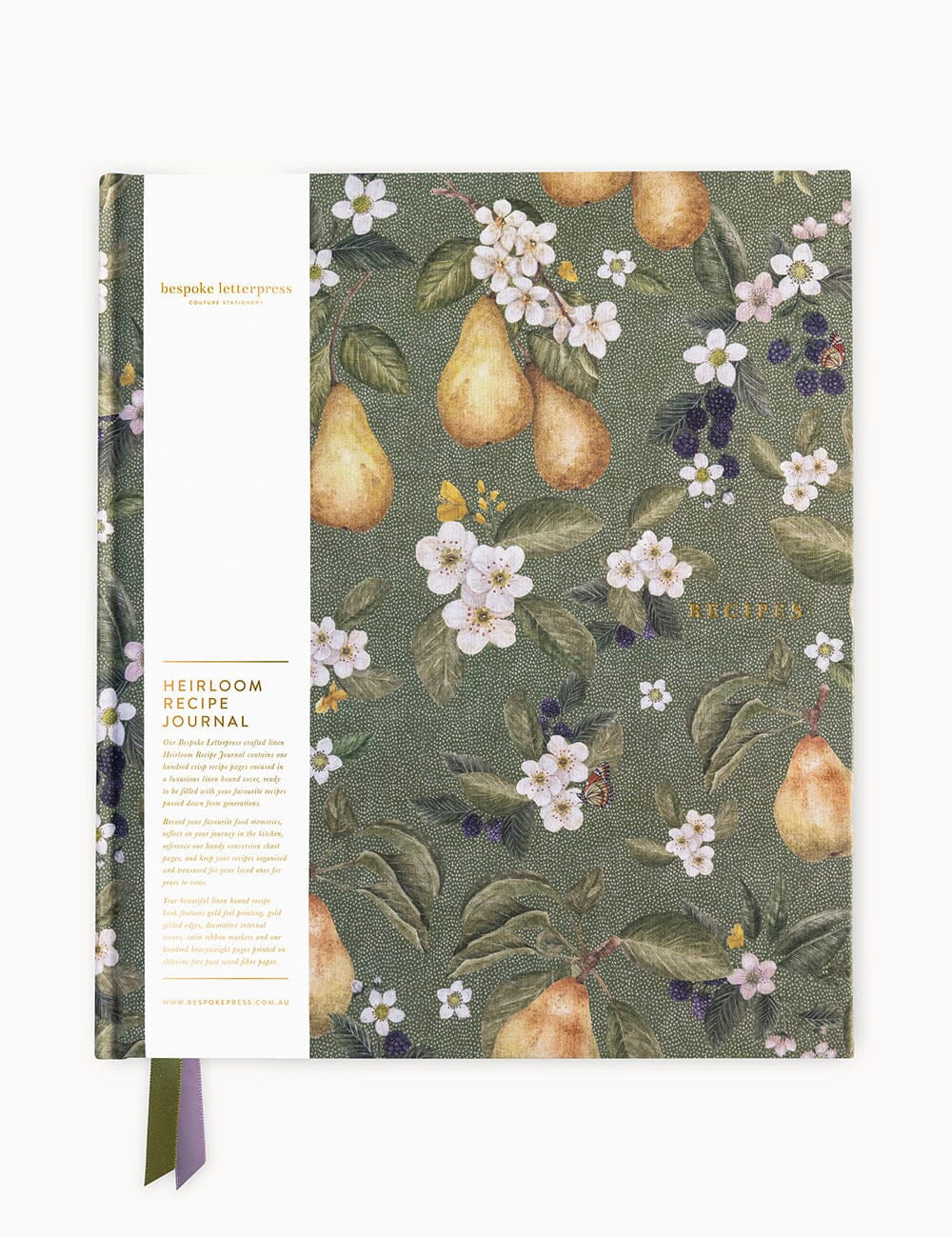 Heirloom Recipe Journal Pears - Pure Apotheca