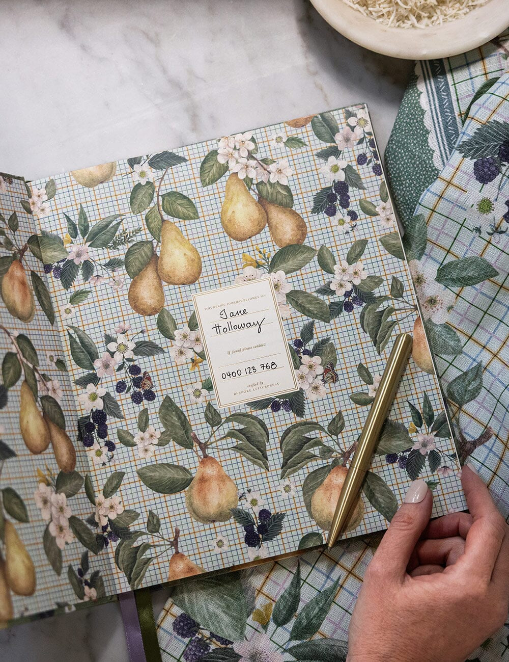 Heirloom Recipe Journal Pears - Pure Apotheca