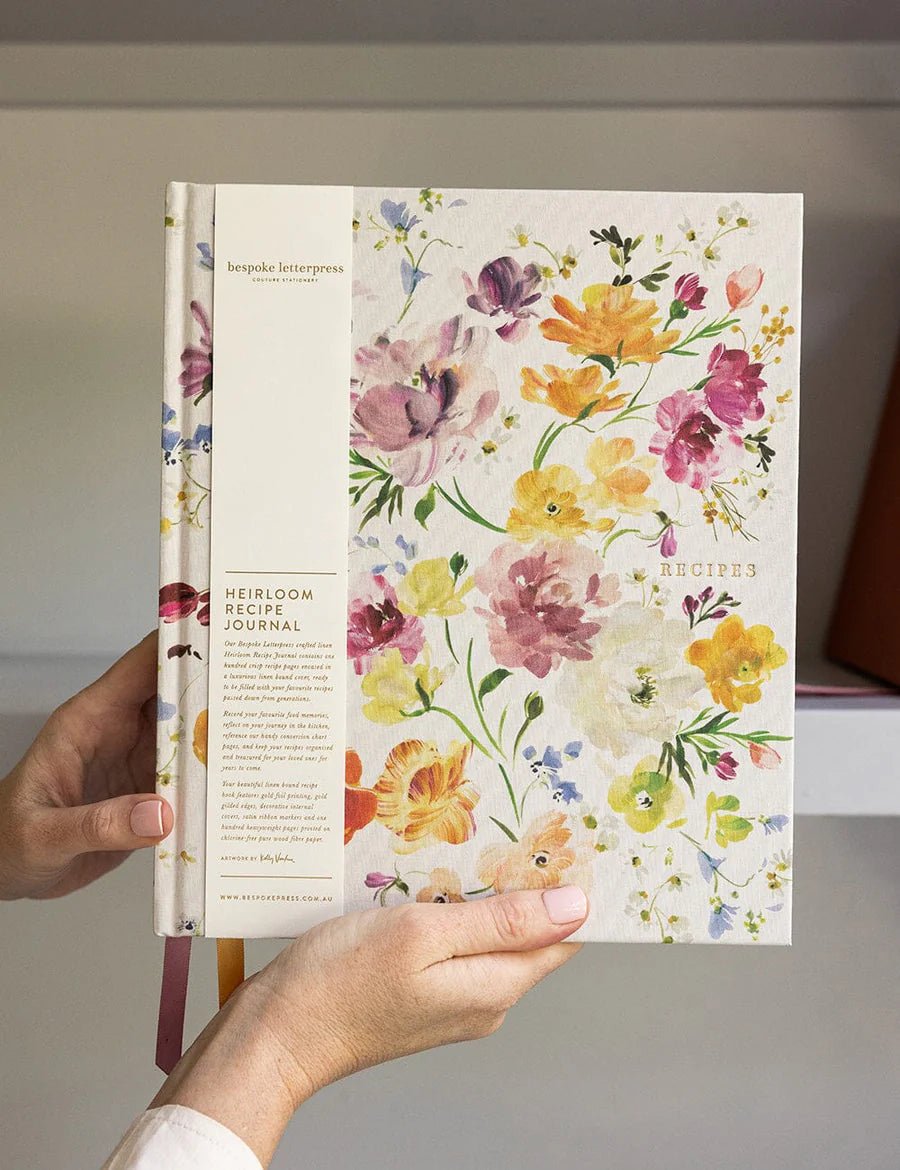 Heirloom Recipe Journal Ranunculus - Pure Apotheca