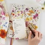 Heirloom Recipe Journal Ranunculus - Pure Apotheca