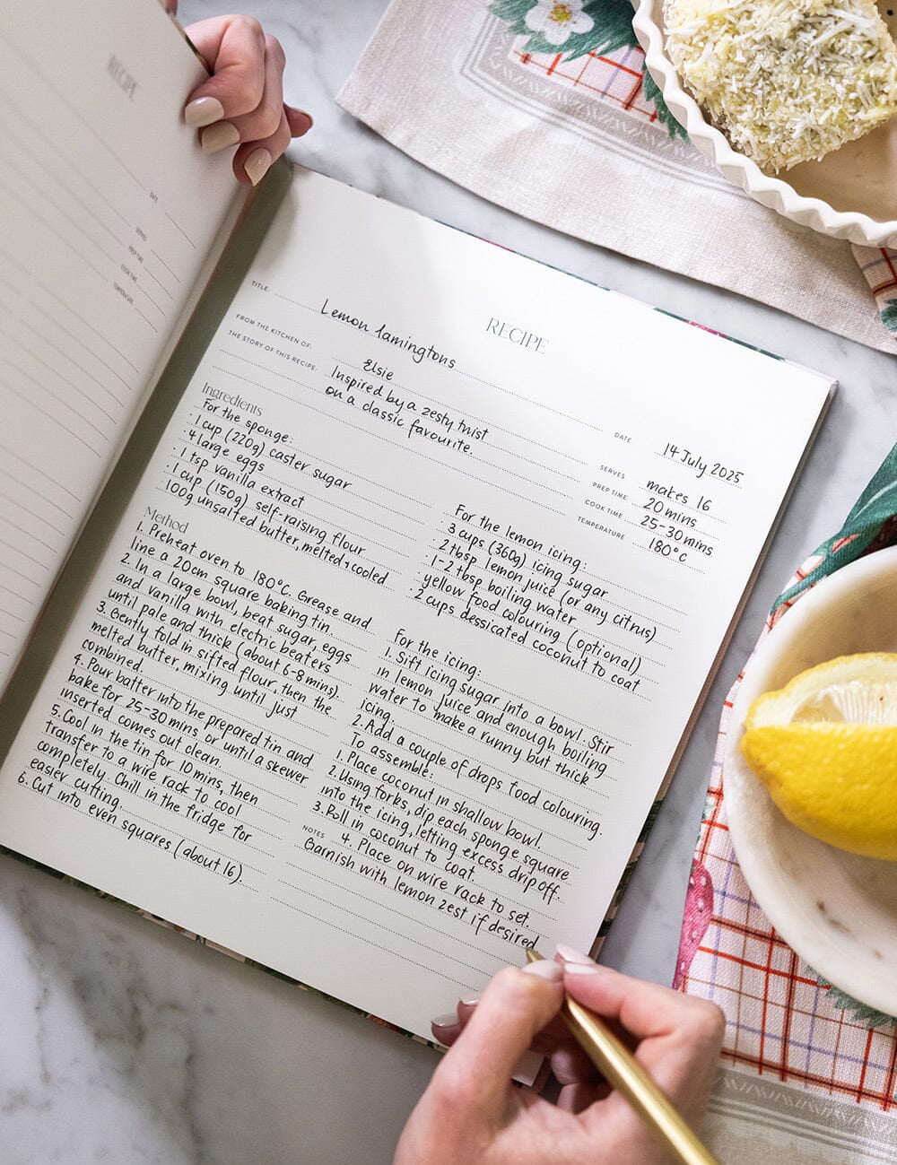 Heirloom Recipe Journal Strawberries - Pure Apotheca