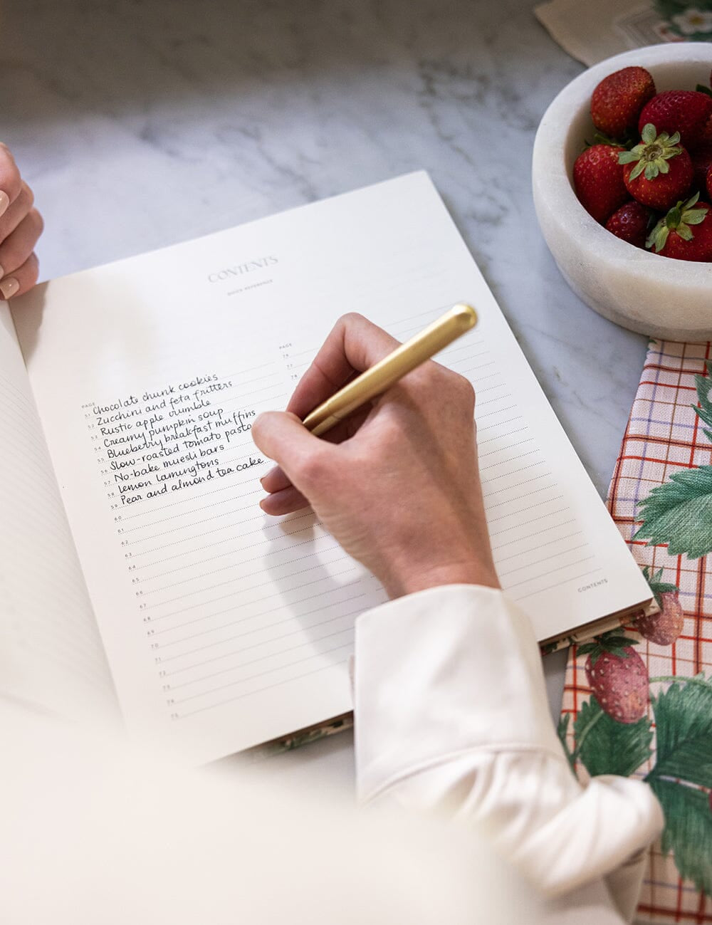 Heirloom Recipe Journal Strawberries - Pure Apotheca