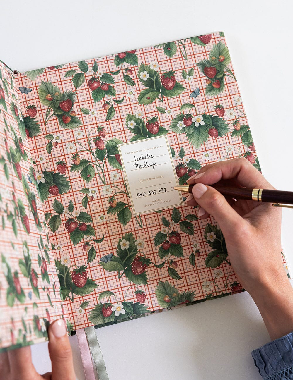 Heirloom Recipe Journal Strawberries - Pure Apotheca