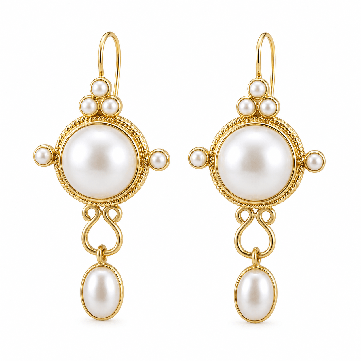 Helena Pearl Drop Earrings - Pure Apotheca