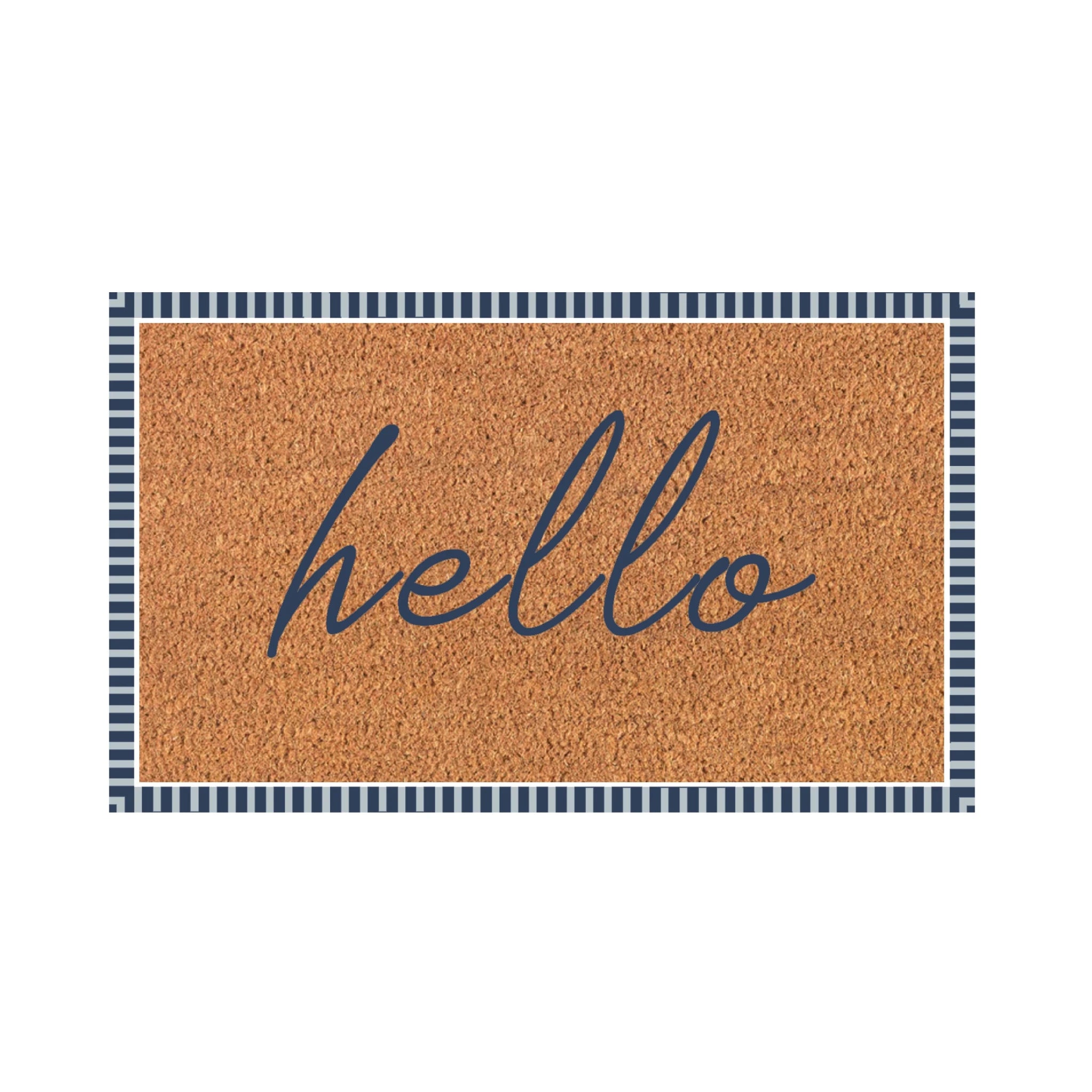 Hello Blue Doormat 45x75cm - Pure Apotheca