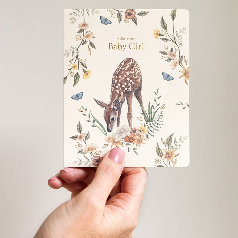 Hello Sweet Baby Girl Greeting Card - Pure Apotheca