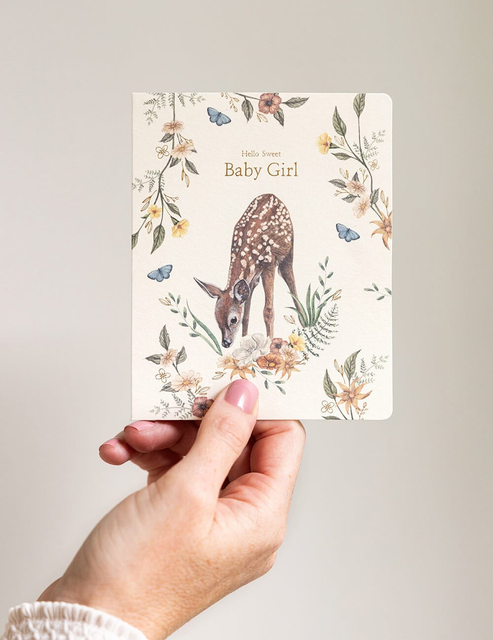 Hello Sweet Baby Girl Greeting Card - Pure Apotheca