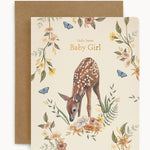 Hello Sweet Baby Girl Greeting Card - Pure Apotheca