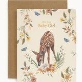 Hello Sweet Baby Girl Greeting Card - Pure Apotheca