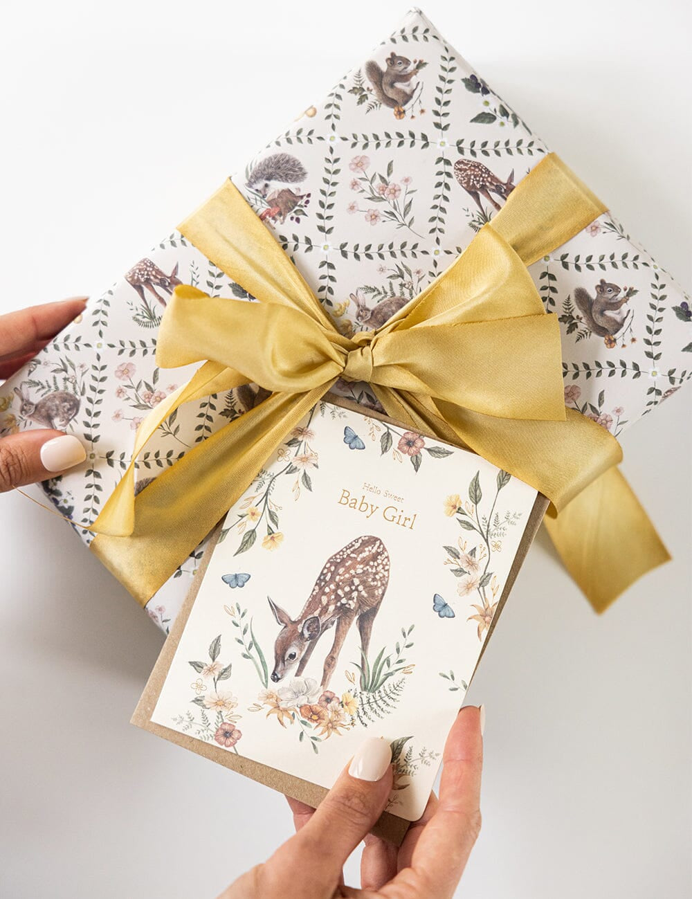 Hello Sweet Baby Girl Greeting Card - Pure Apotheca