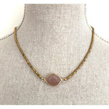 Hematite Necklace Blush Stone - Pure Apotheca