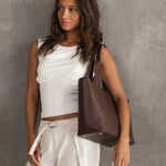 Henley Tote Bag Chocolate - Pure Apotheca