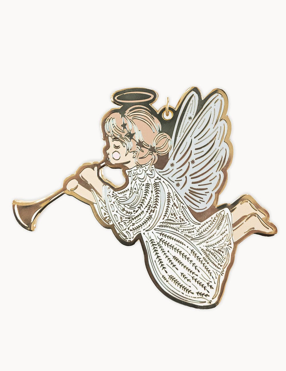 Herald Angel Enamel Ornament - Pure Apotheca