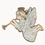 Herald Angel Enamel Ornament - Pure Apotheca