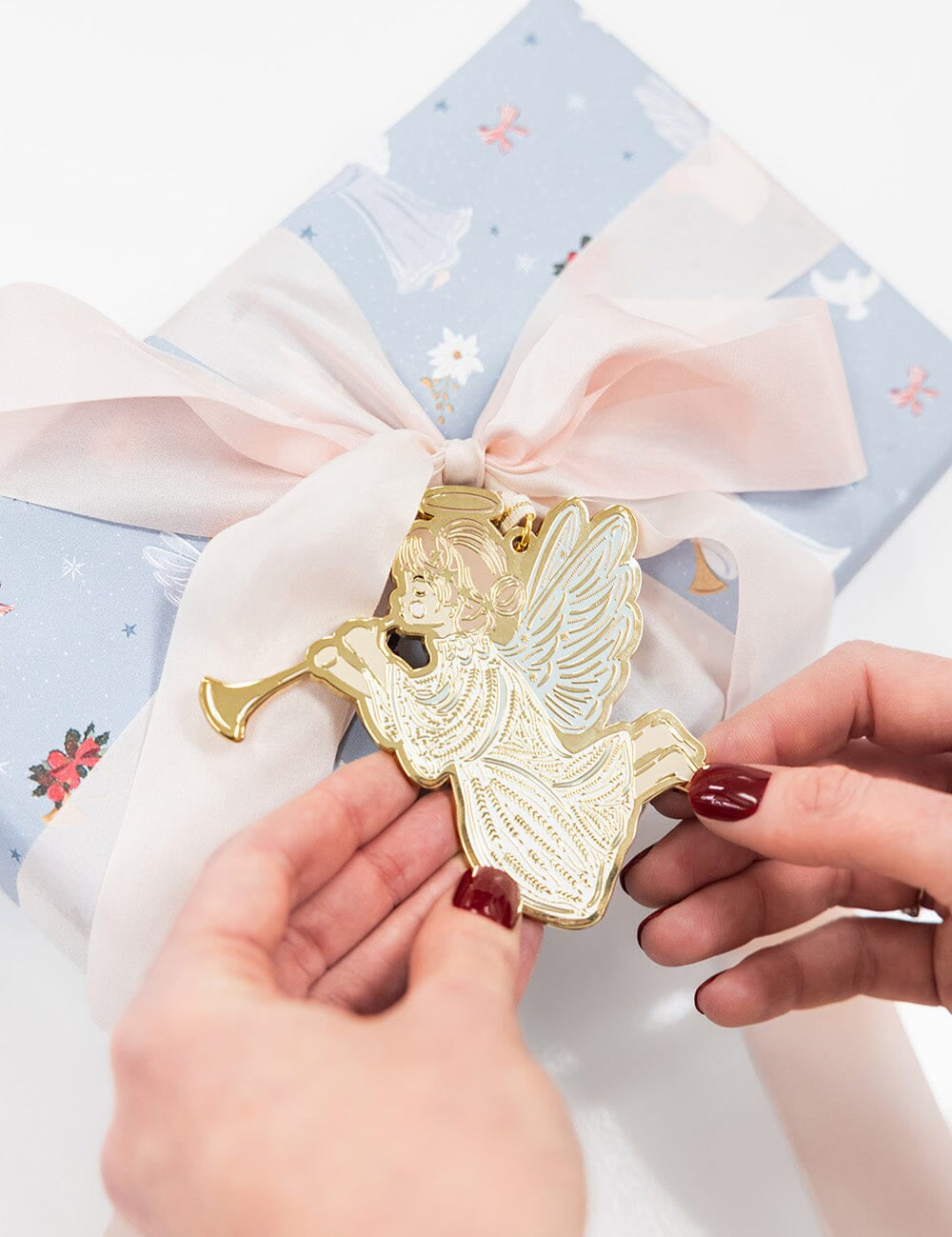 Herald Angel Enamel Ornament - Pure Apotheca