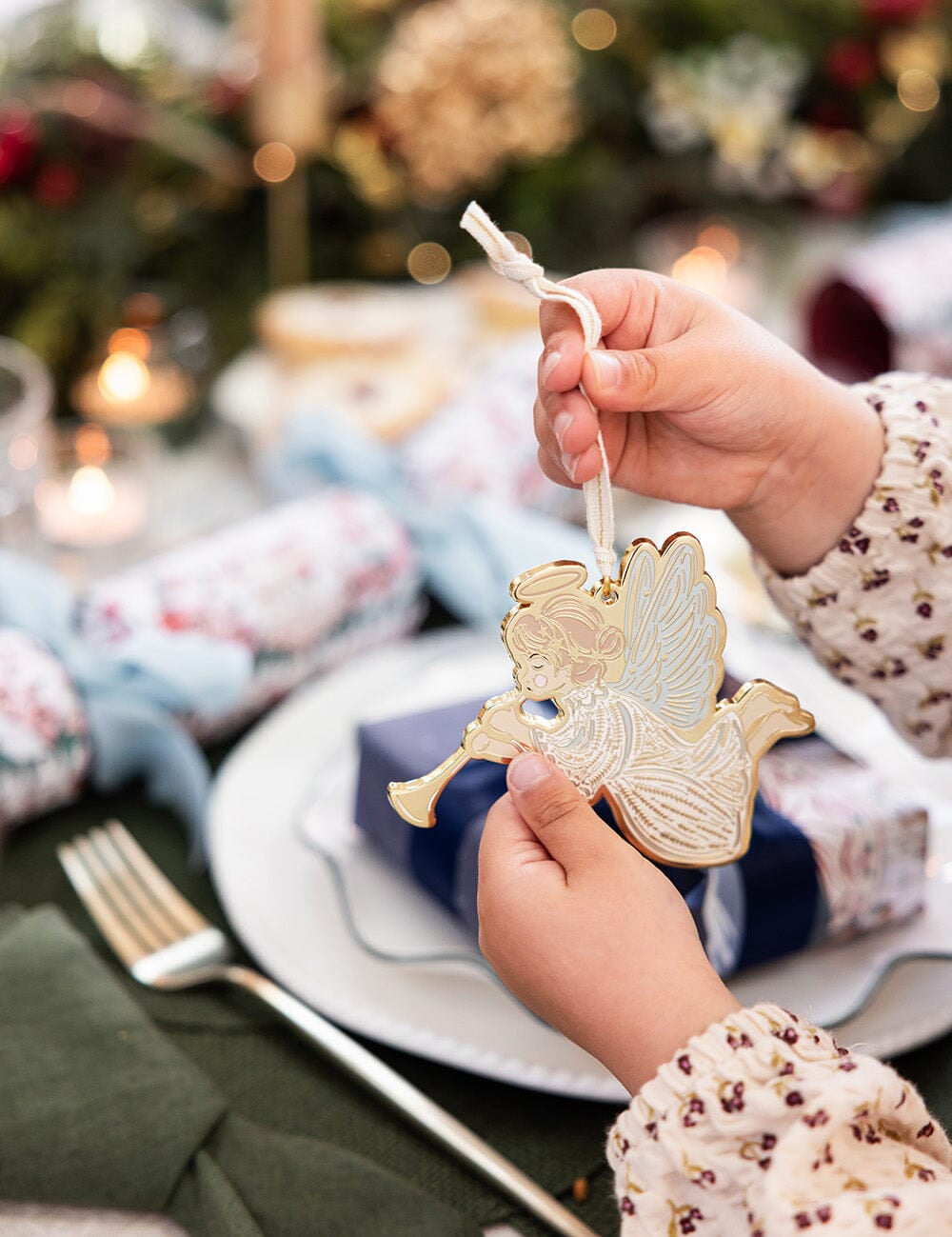 Herald Angel Enamel Ornament - Pure Apotheca
