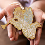 Herald Angel Enamel Ornament - Pure Apotheca