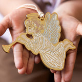 Herald Angel Enamel Ornament - Pure Apotheca