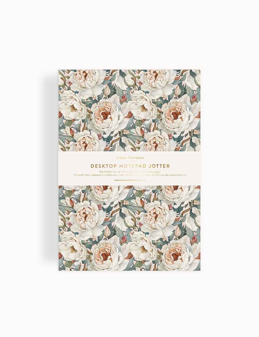 Heritage Roses Notepad Desktop Jotter - Pure Apotheca