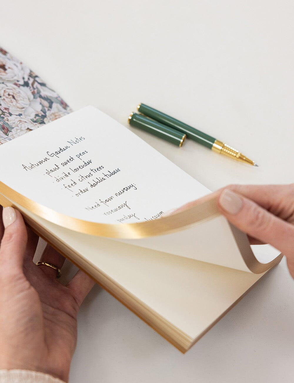Heritage Roses Notepad Desktop Jotter - Pure Apotheca