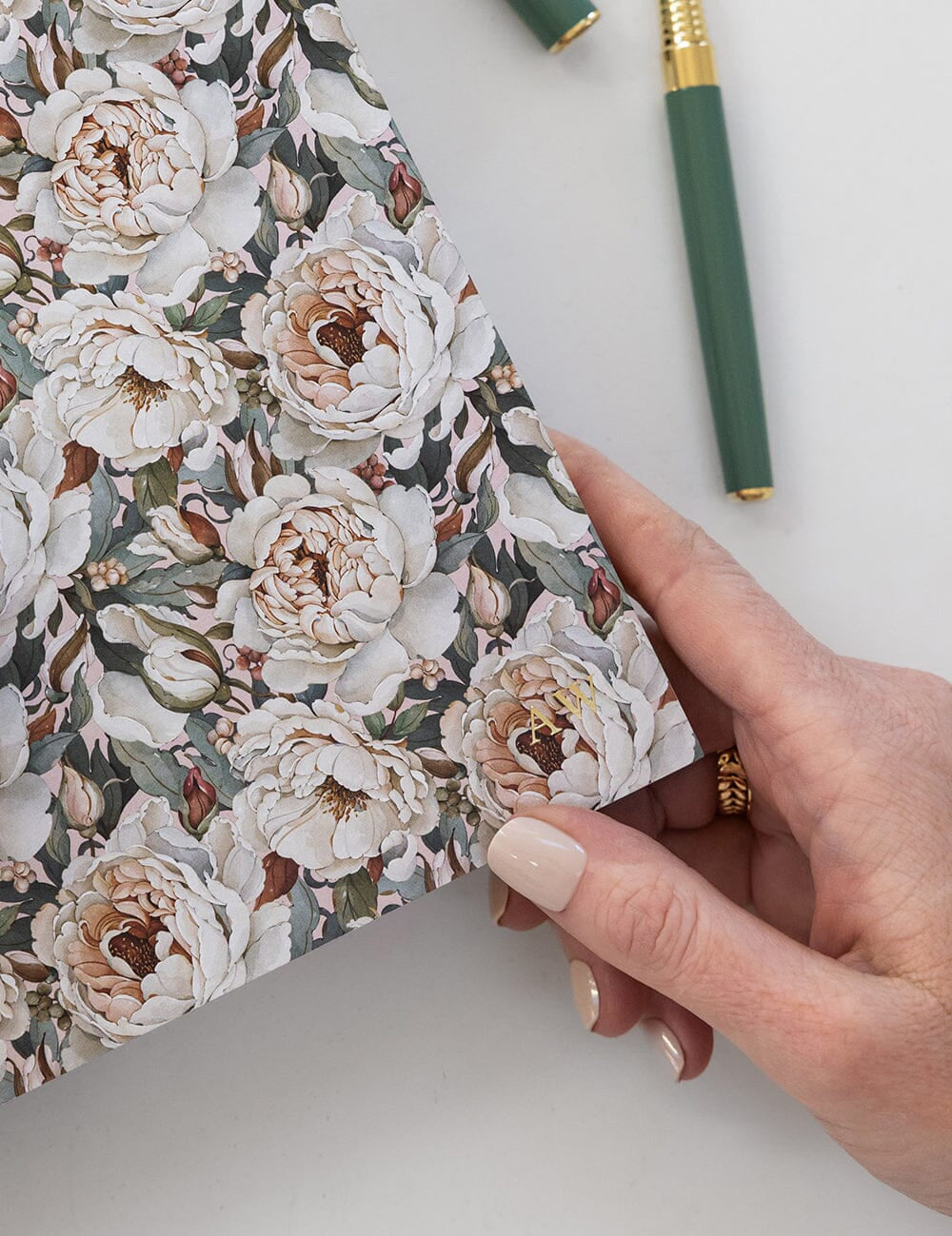 Heritage Roses Notepad Desktop Jotter - Pure Apotheca