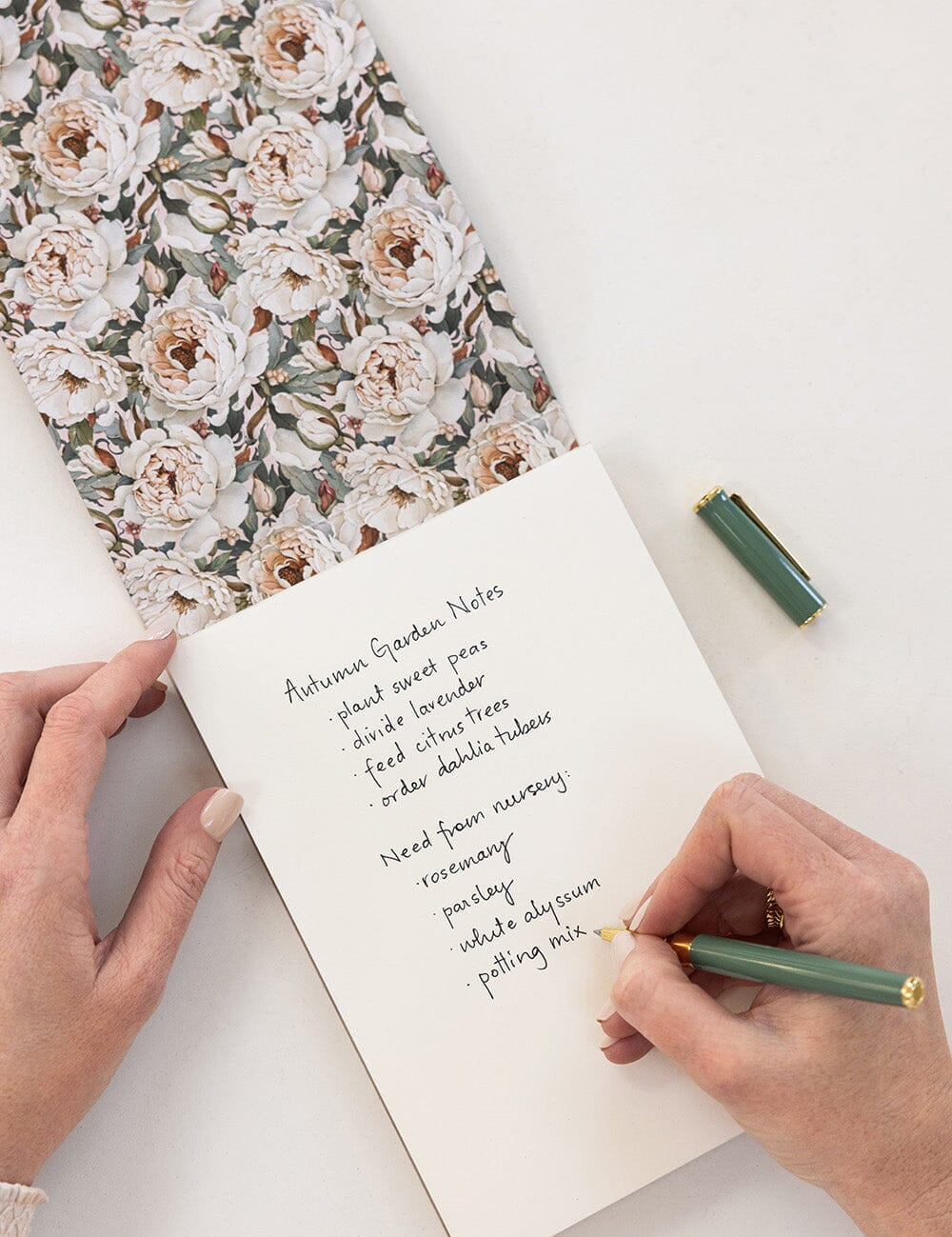 Heritage Roses Notepad Desktop Jotter - Pure Apotheca
