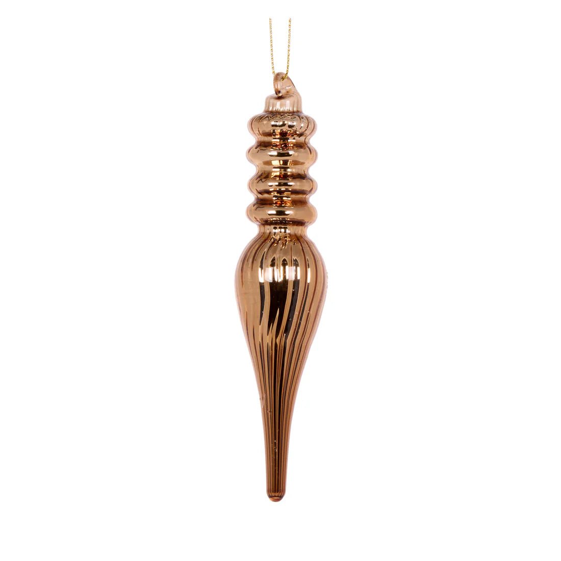 HIGH SHINE BROWN DROP FINIAL - Pure Apotheca