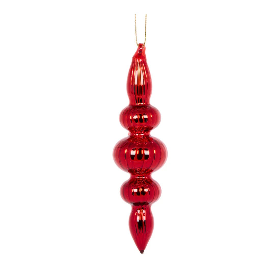 HIGH SHINE RED BUBBLE FINIAL - Pure Apotheca