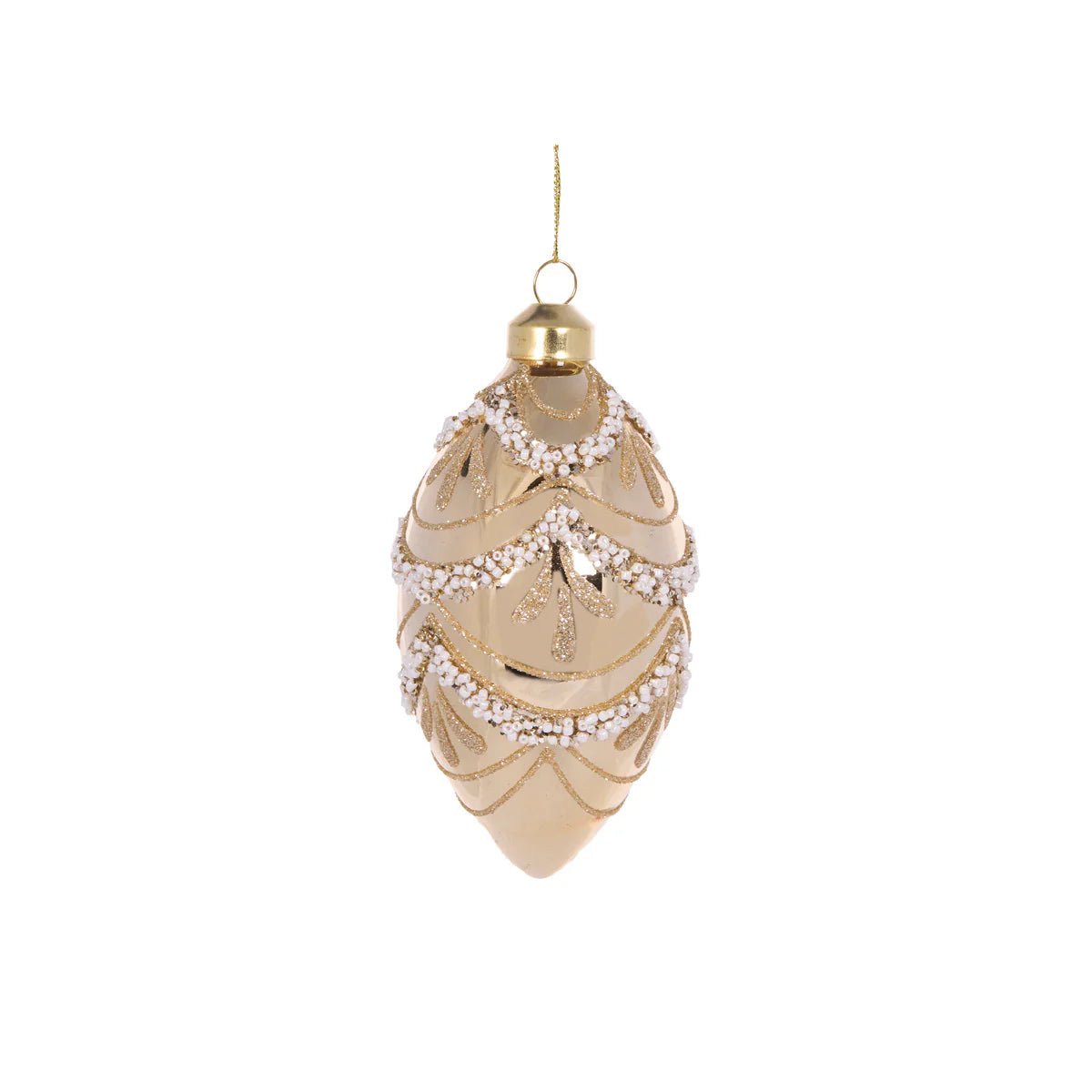 HIGH SHINE SCALLOPED DROP BAUBLE - Pure Apotheca