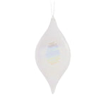 HIGH SHINE WHITE SWIRL DROP BAUBLE - Pure Apotheca