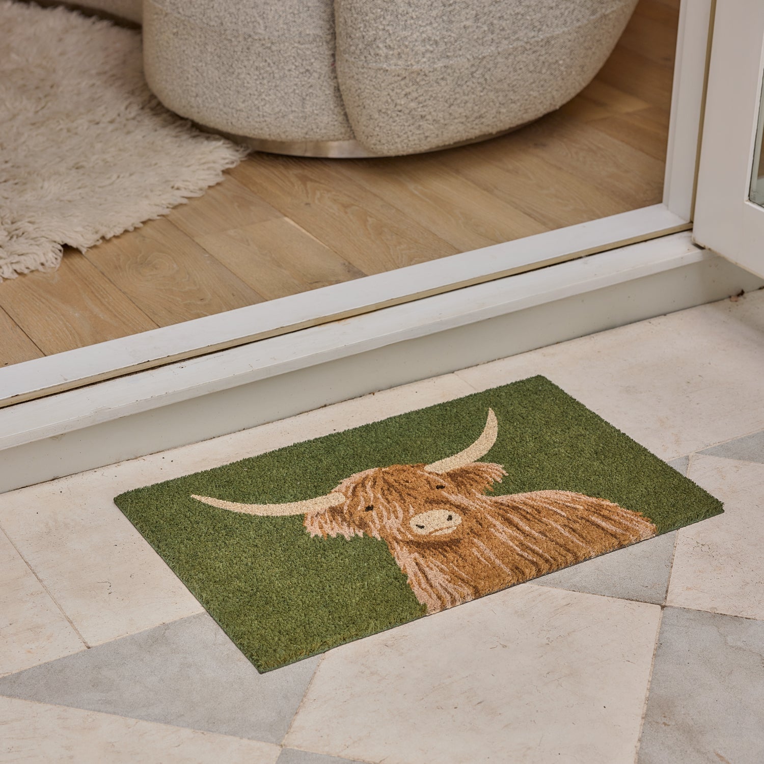 HIGHLAND COW DOORMAT 45X75CM - Pure Apotheca