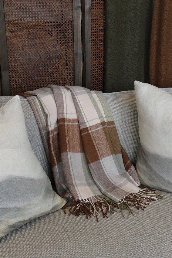 Highland Tartan Throw 130x170cm - Pure Apotheca