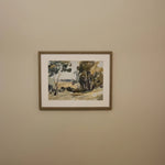 HILLSIDE VIEW FRAMED PRINT 60X47CM - Pure Apotheca