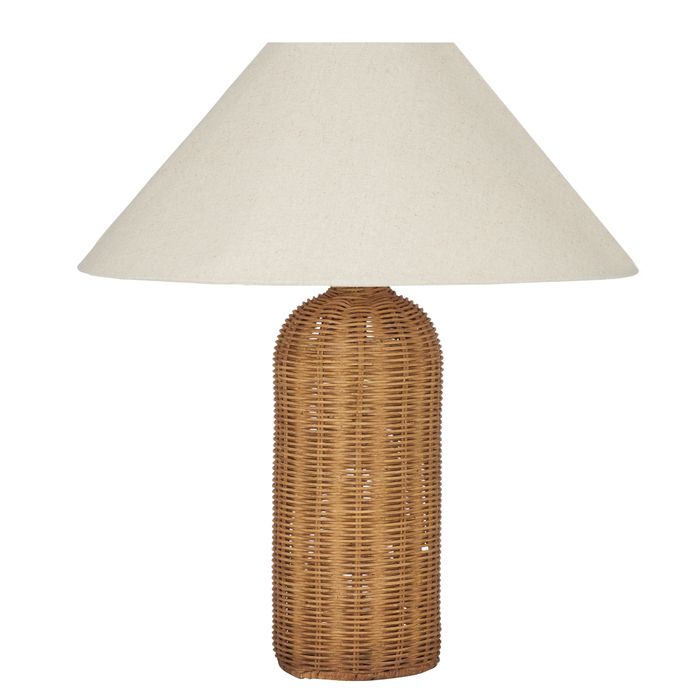 Hilton Rattan Table Lamp 45x54cm Natural - Pure Apotheca