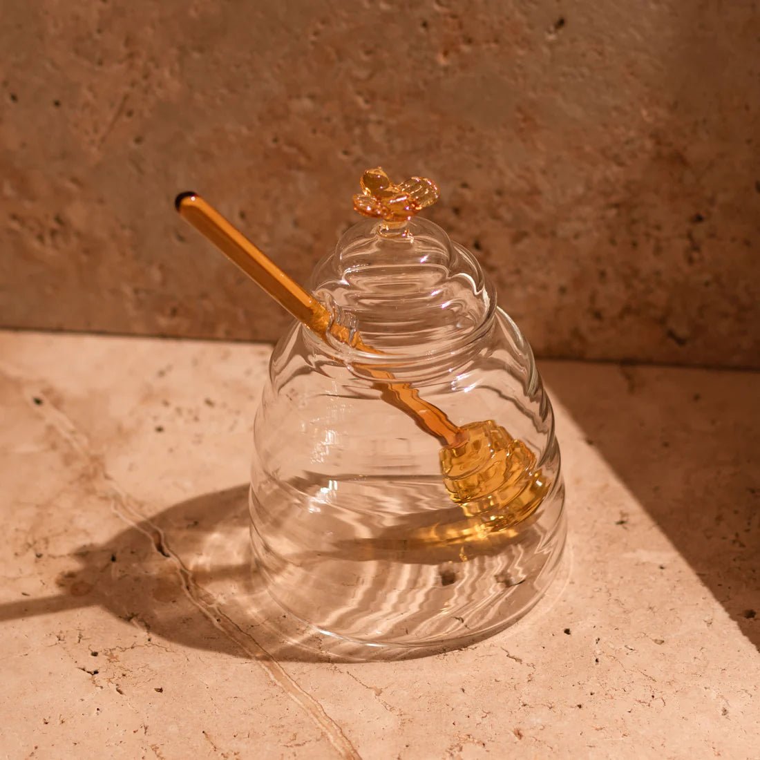 Hive Glass Honey Pot - Pure Apotheca