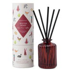 Holiday Ribbed Glass Diffuser in Tube - Winter Berry 147mL - Pure Apotheca