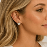 Hollie CZ Starfish Studs - Pure Apotheca