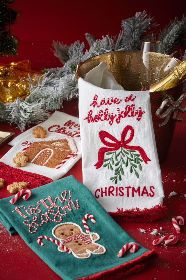 Holly Jolly Tea Towel - Pure Apotheca