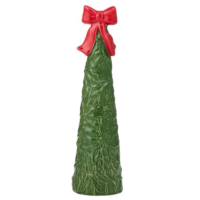 Holly Leaf Cone Tree LRG Ceramic 30.5cm Grn - Pure Apotheca