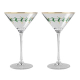 Holly Martini Glass Set/2 - Pure Apotheca