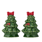 Holly Tree S&P Shaker Ceramic 10cm Grn - Pure Apotheca