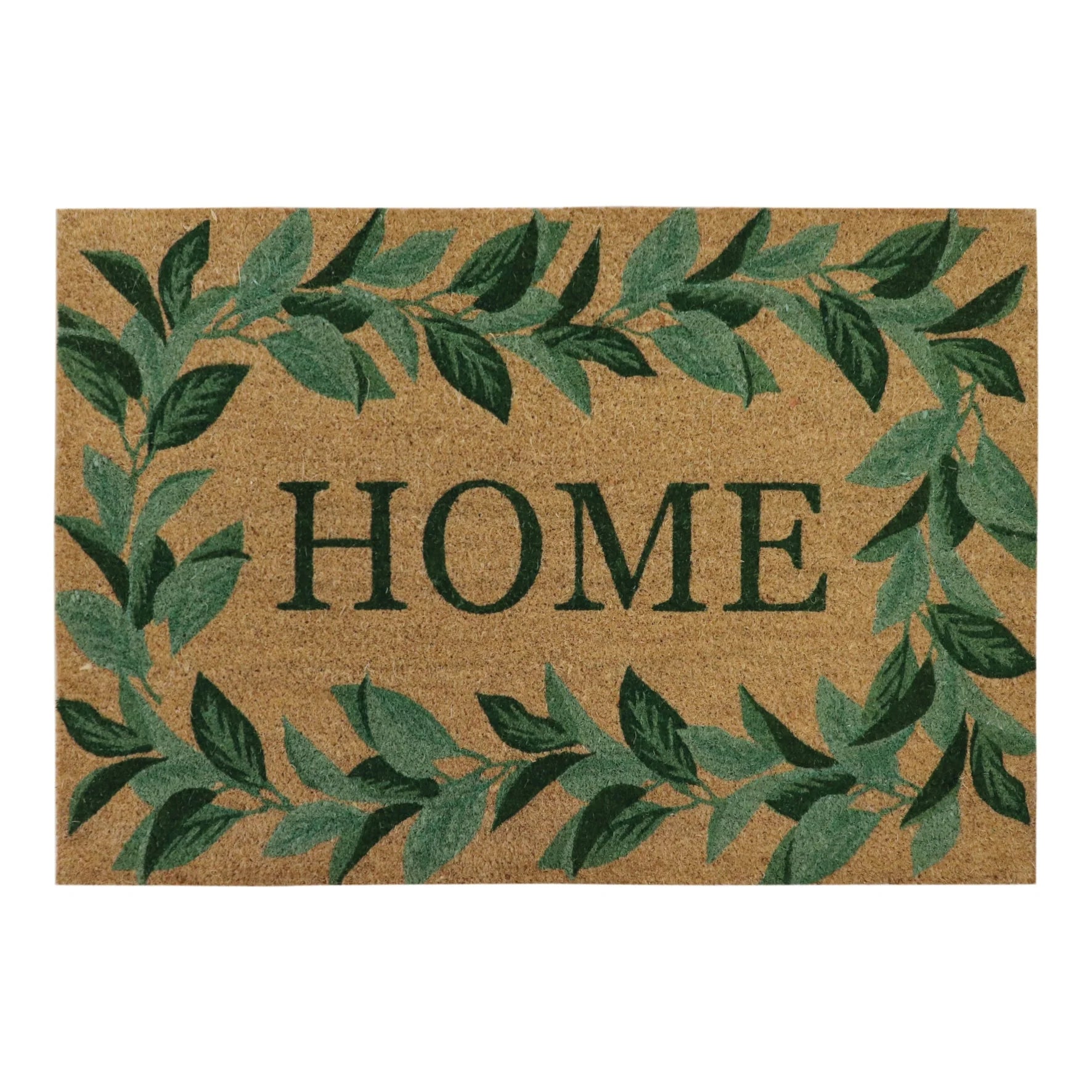 HOME LEAF BORDER DOORMAT 60X90CM - Pure Apotheca