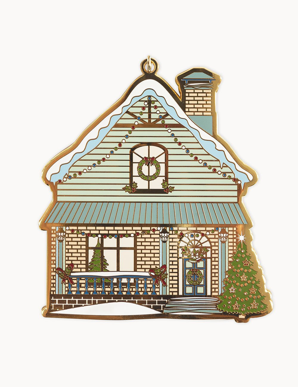 House Enamel Ornament - Pure Apotheca