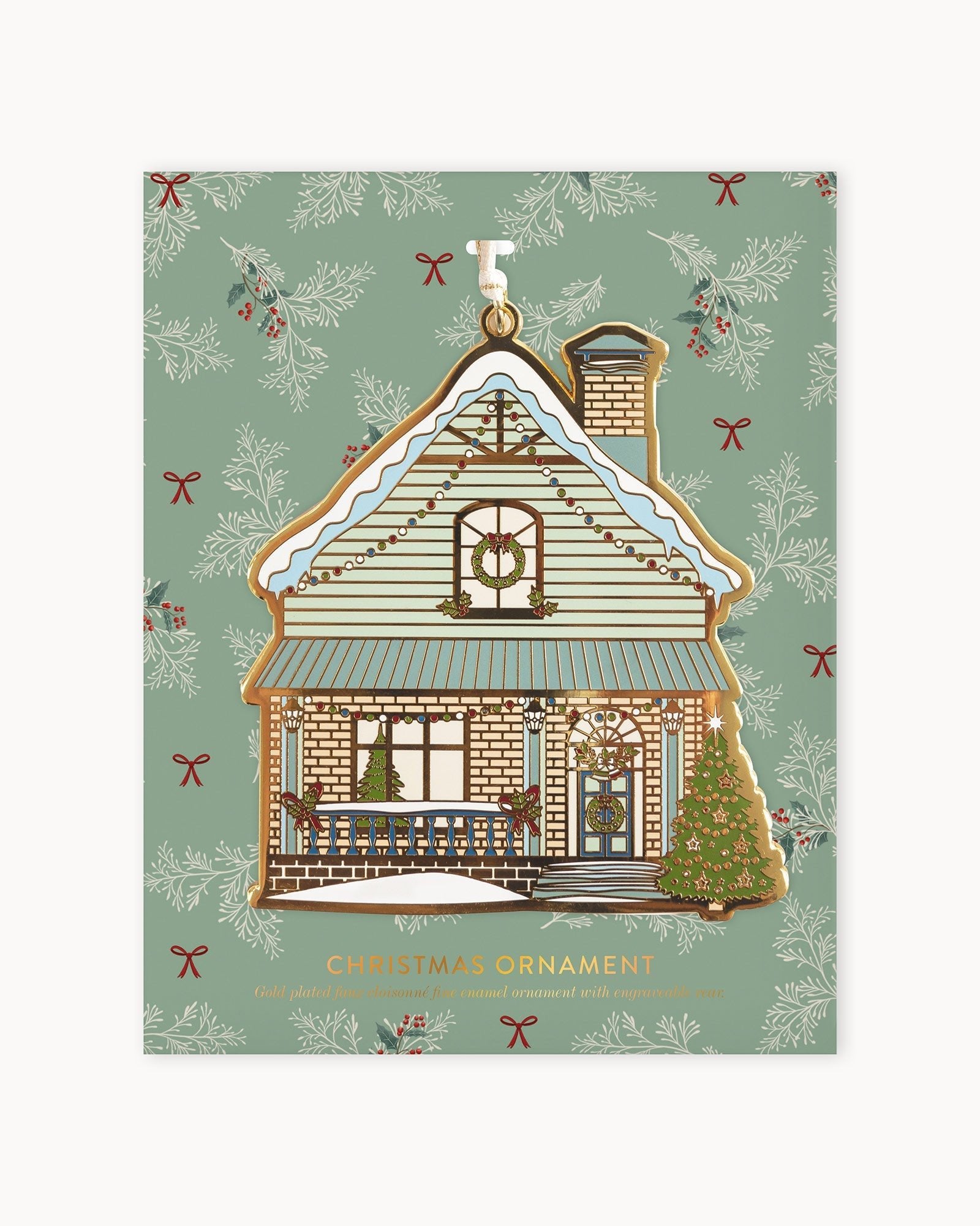 House Enamel Ornament - Pure Apotheca