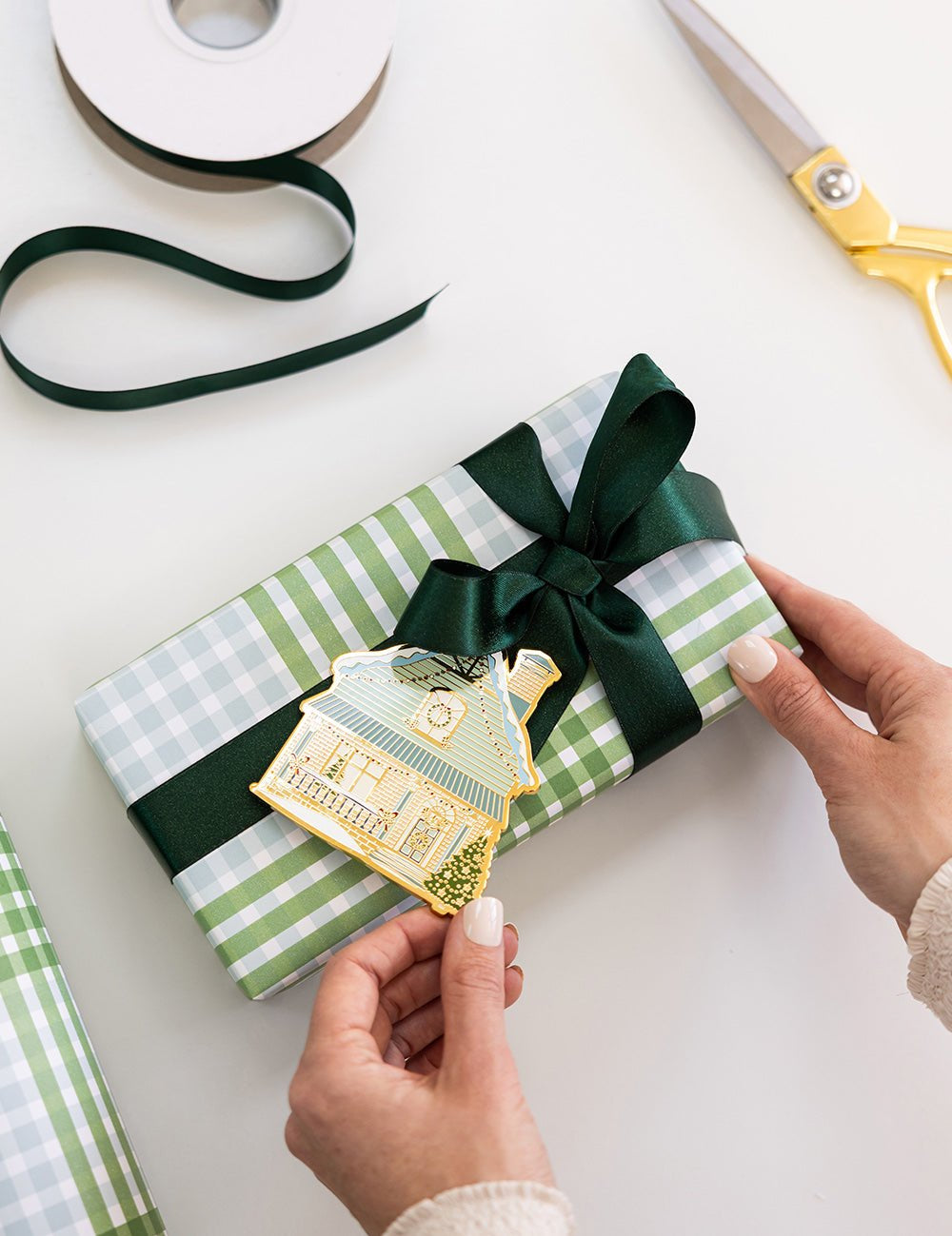 House Enamel Ornament - Pure Apotheca