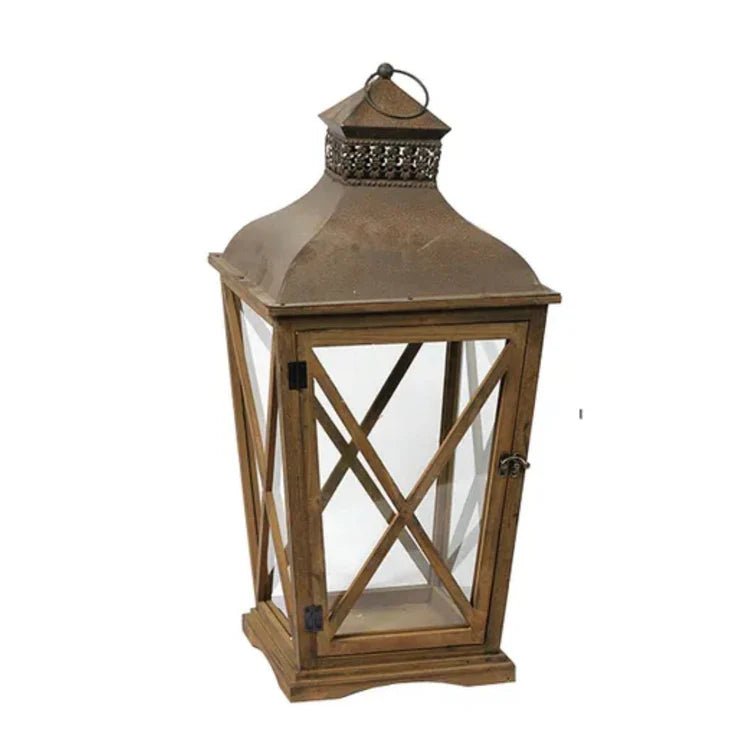 Hunter Criss Cross Lantern Tapered - Pure Apotheca