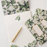 Hydrangea A4 Lined Writing Pad - Pure Apotheca